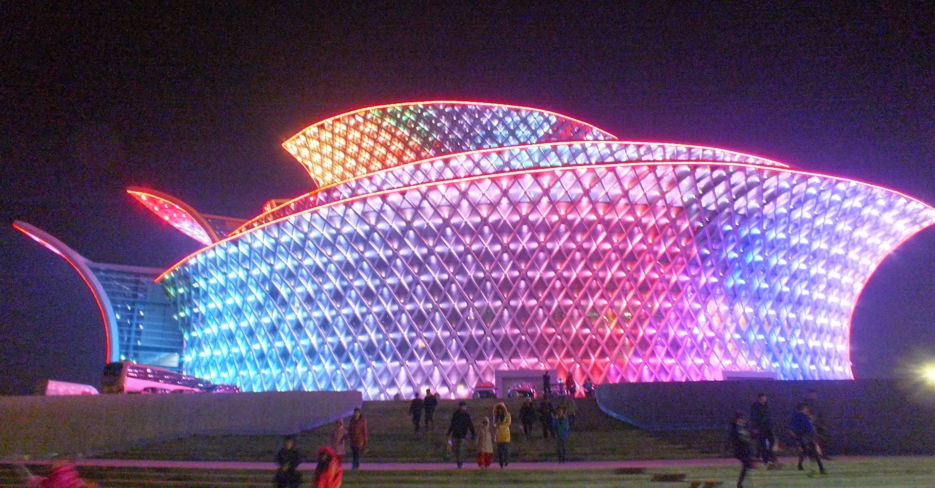 東營(yíng)雪蓮大劇院-戶外亮化